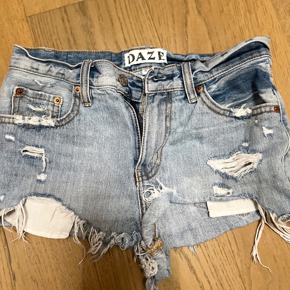 Woman's Daze blue jean shorts